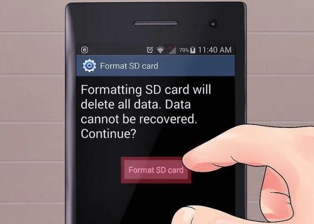 how to format sd card for android